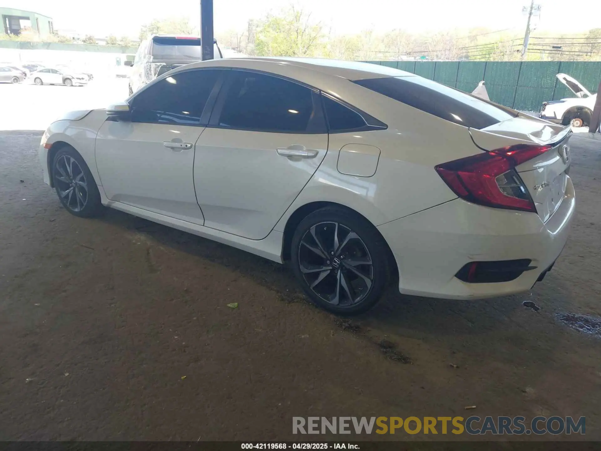 3 Photograph of a damaged car 2HGFC2F83LH522732 HONDA CIVIC 2020