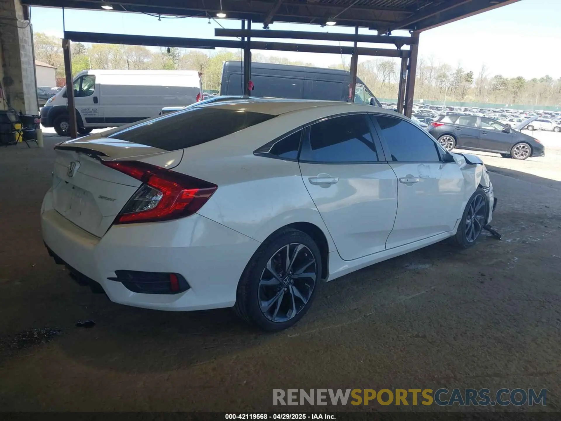 4 Photograph of a damaged car 2HGFC2F83LH522732 HONDA CIVIC 2020