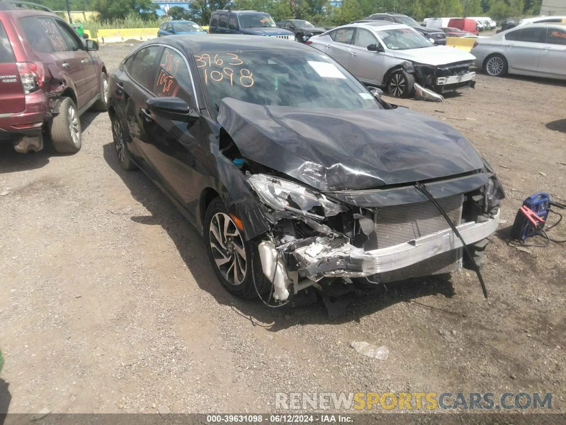 1 Photograph of a damaged car 2HGFC2F83LH525159 HONDA CIVIC 2020