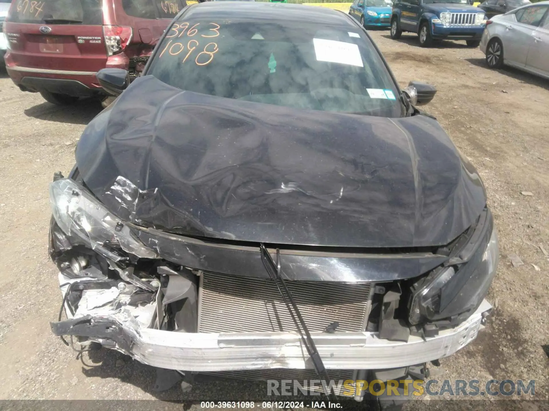 12 Photograph of a damaged car 2HGFC2F83LH525159 HONDA CIVIC 2020