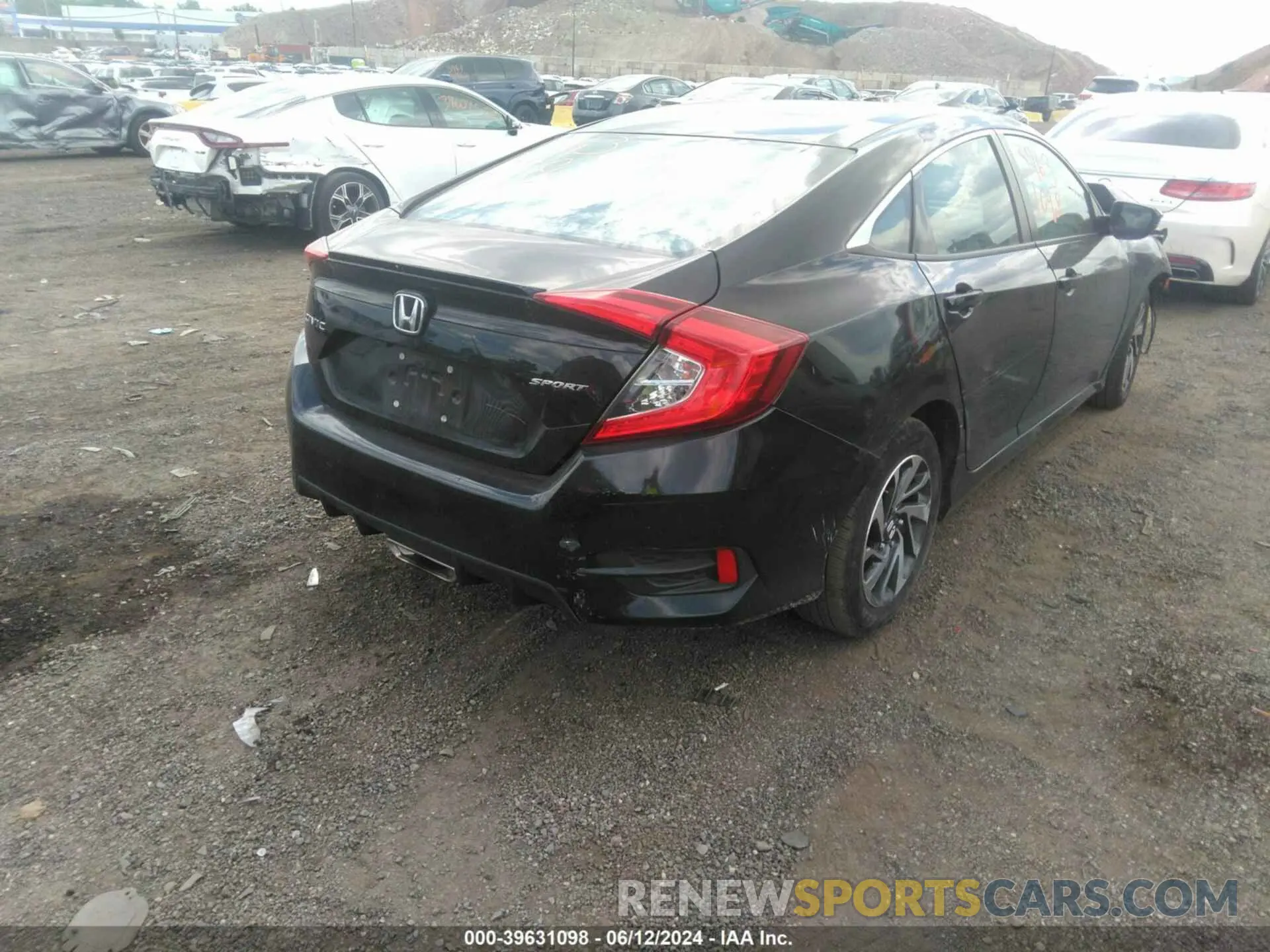 4 Photograph of a damaged car 2HGFC2F83LH525159 HONDA CIVIC 2020