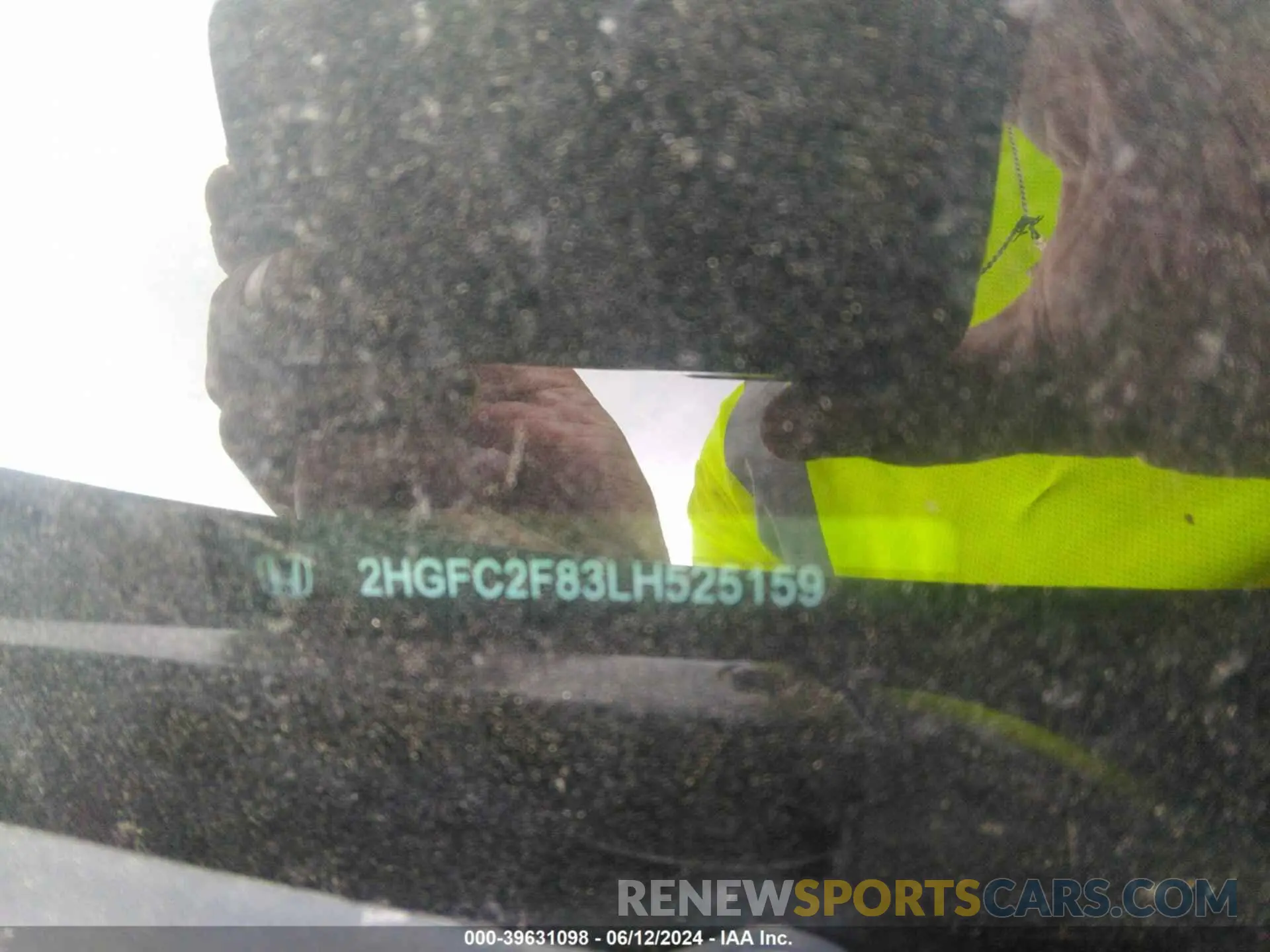 9 Photograph of a damaged car 2HGFC2F83LH525159 HONDA CIVIC 2020