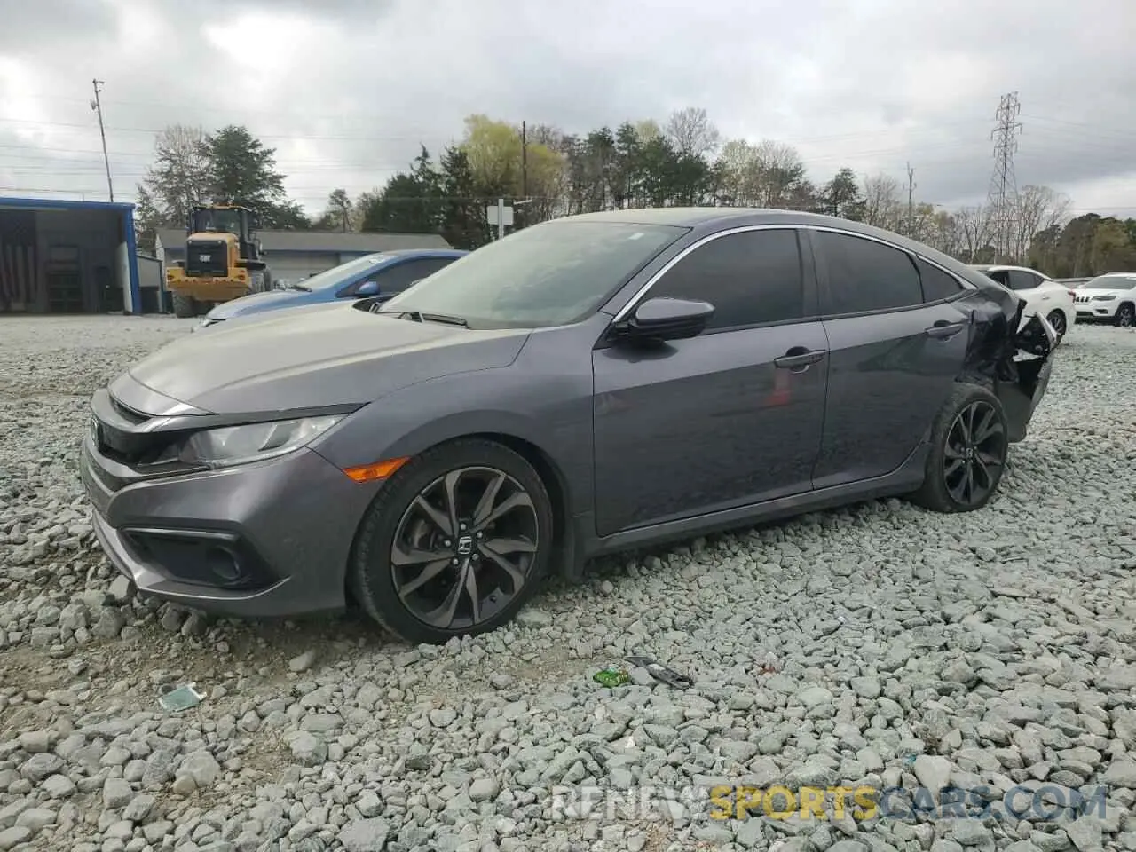 1 Photograph of a damaged car 2HGFC2F83LH526585 HONDA CIVIC 2020