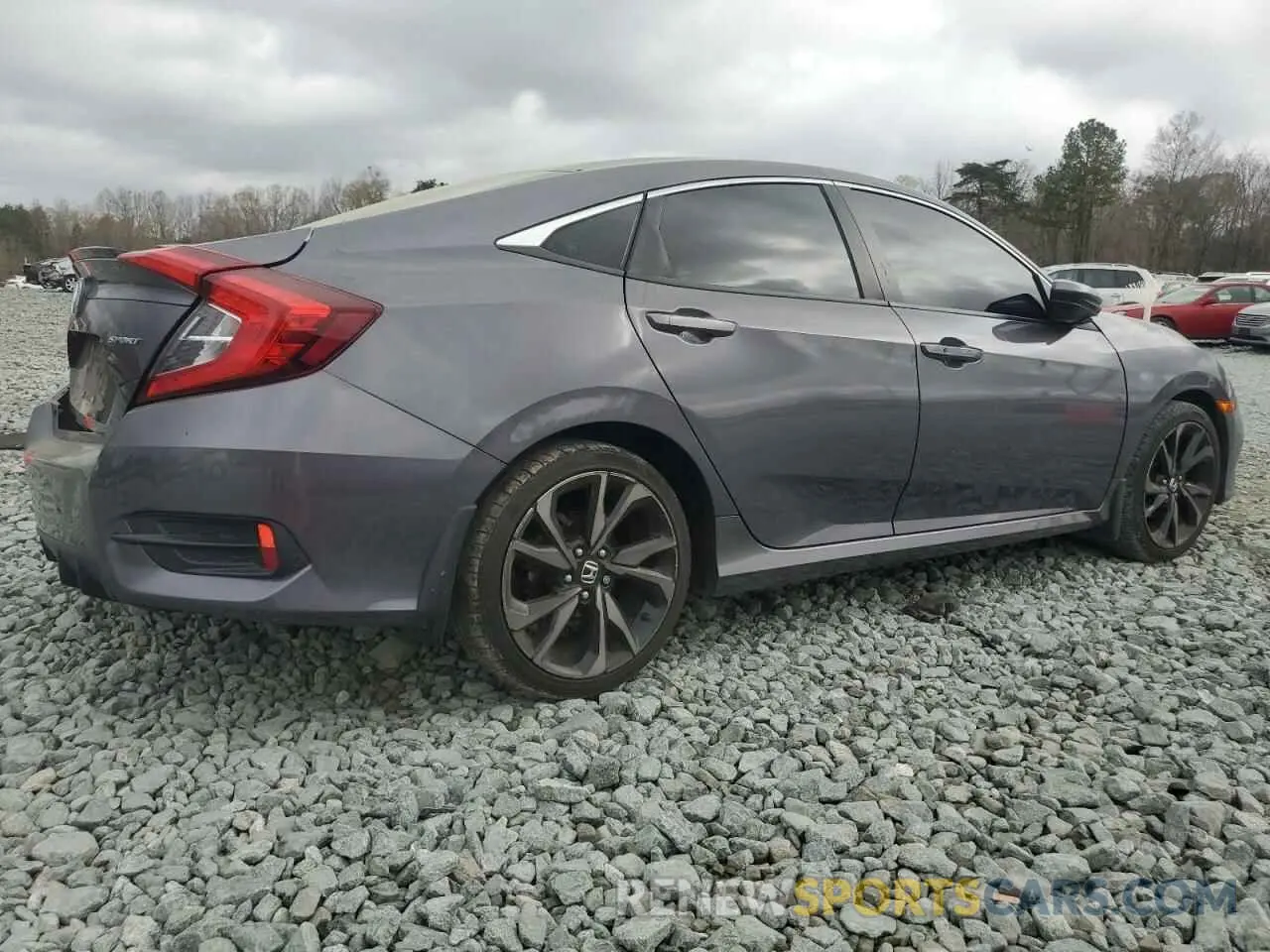 3 Photograph of a damaged car 2HGFC2F83LH526585 HONDA CIVIC 2020