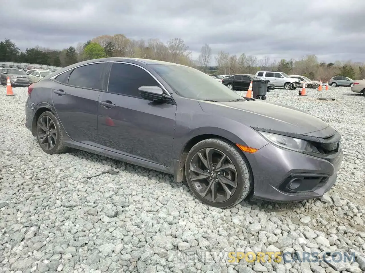 4 Photograph of a damaged car 2HGFC2F83LH526585 HONDA CIVIC 2020