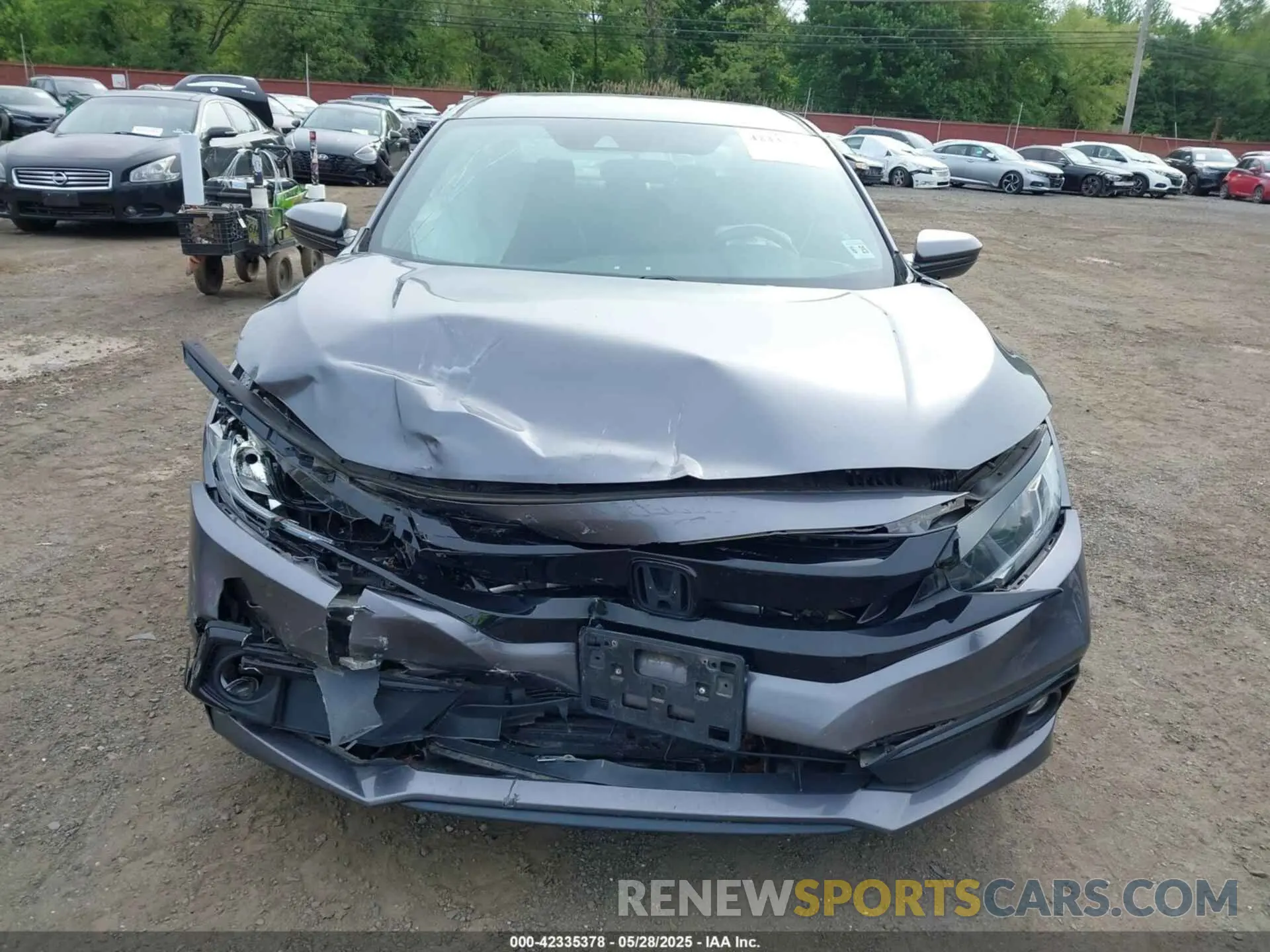 12 Photograph of a damaged car 2HGFC2F83LH528658 HONDA CIVIC 2020