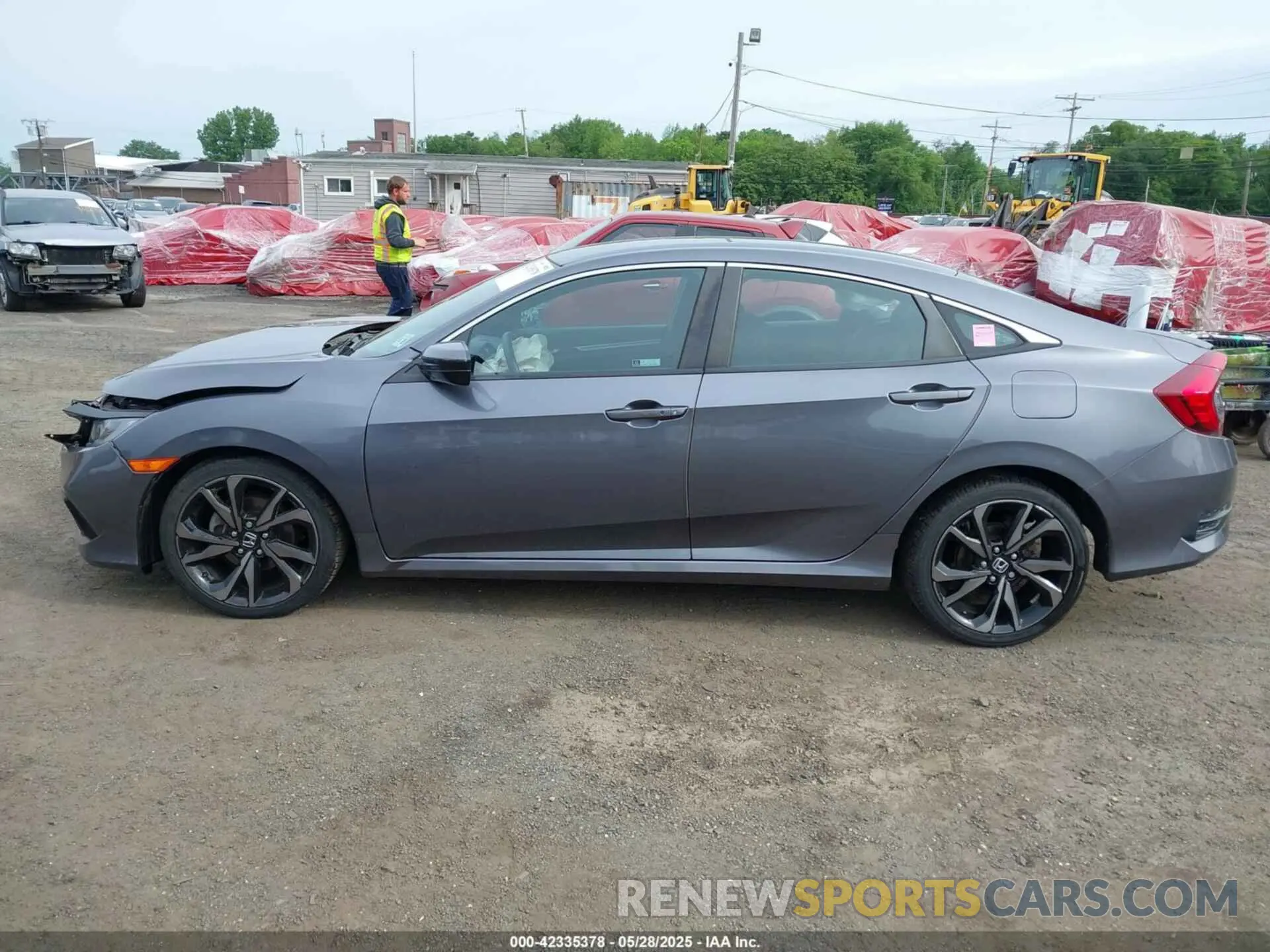 14 Photograph of a damaged car 2HGFC2F83LH528658 HONDA CIVIC 2020