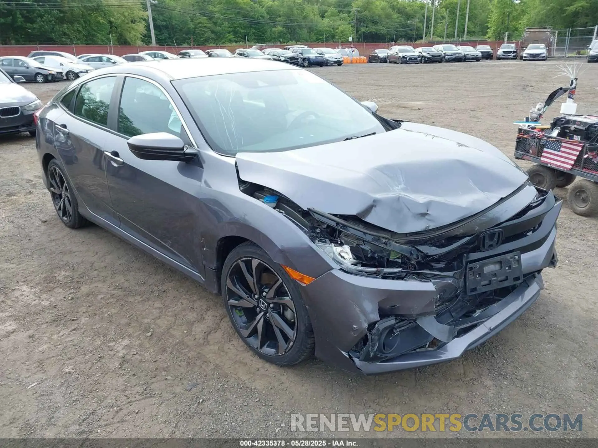 6 Photograph of a damaged car 2HGFC2F83LH528658 HONDA CIVIC 2020