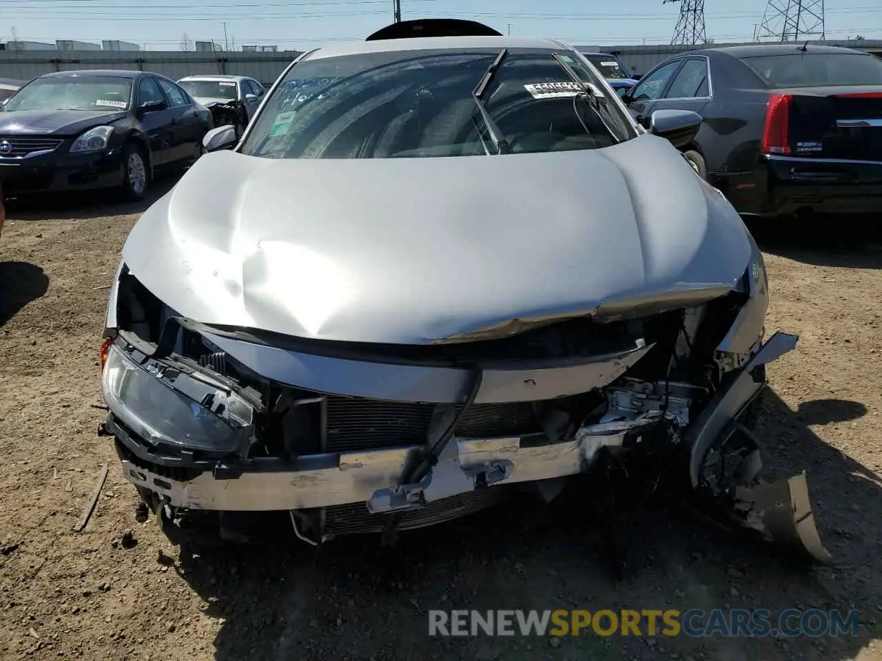 5 Photograph of a damaged car 2HGFC2F83LH535593 HONDA CIVIC 2020