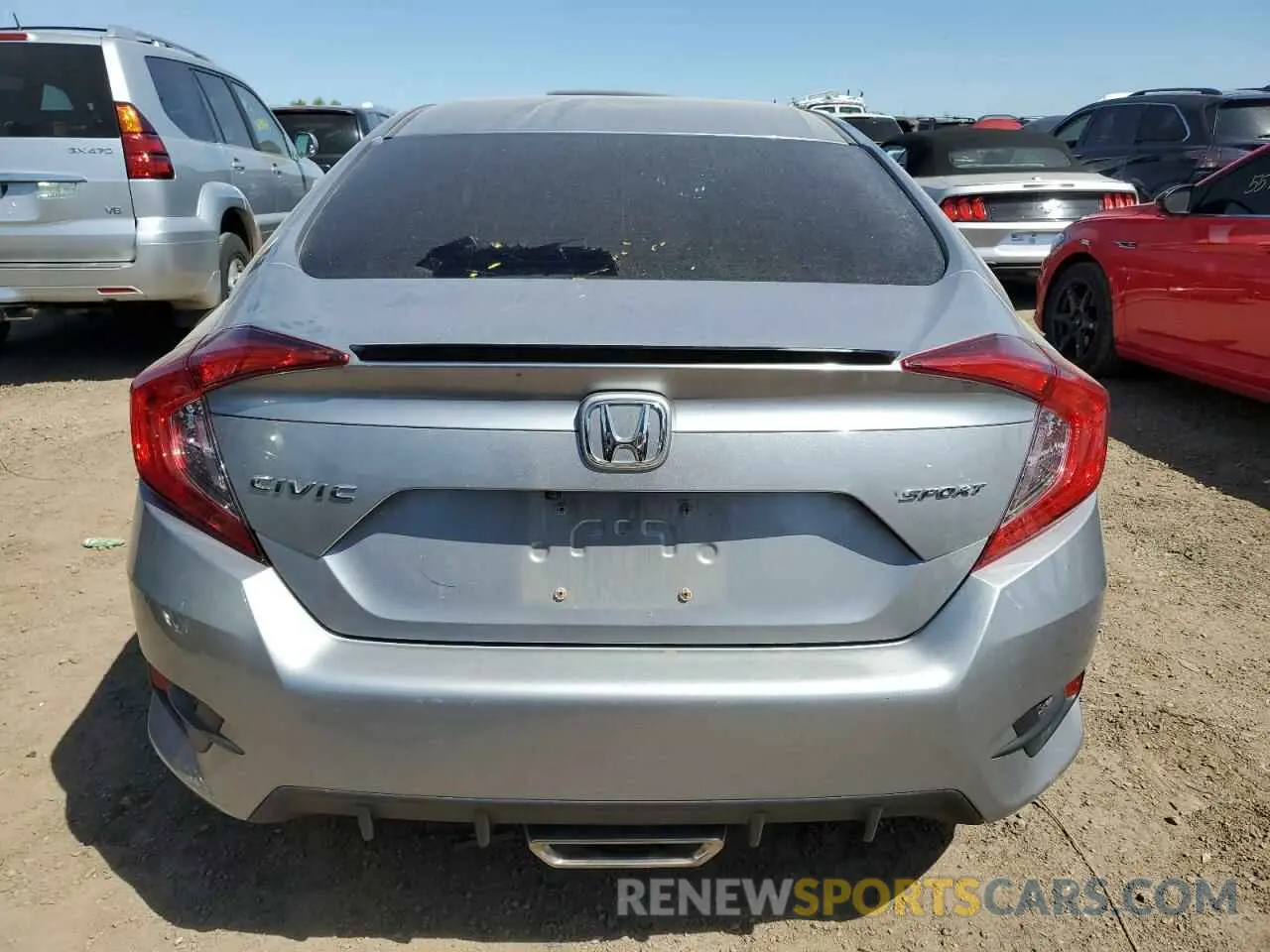 6 Photograph of a damaged car 2HGFC2F83LH535593 HONDA CIVIC 2020