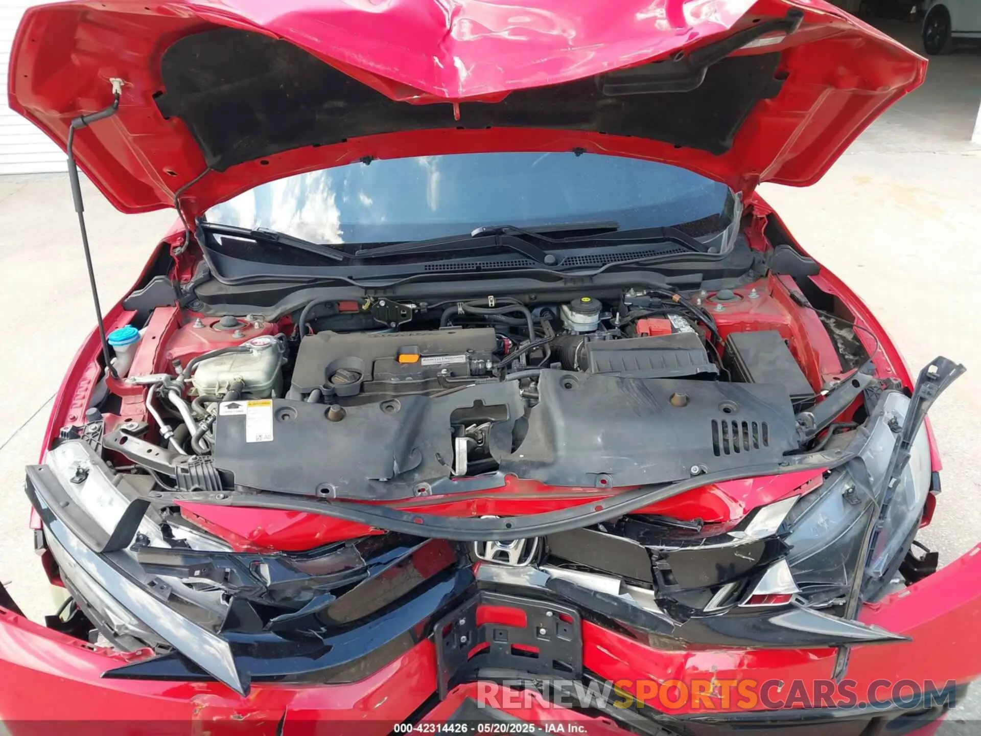 10 Photograph of a damaged car 2HGFC2F83LH545556 HONDA CIVIC 2020