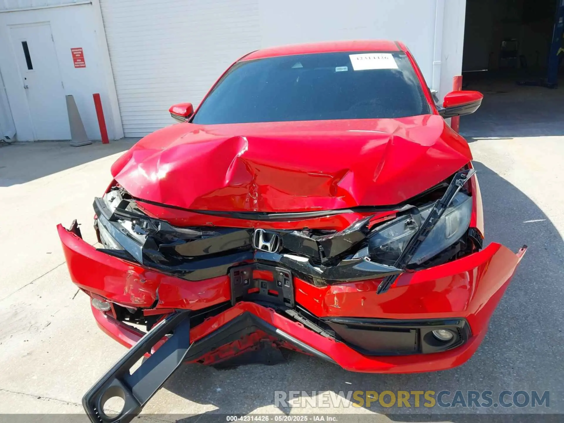12 Photograph of a damaged car 2HGFC2F83LH545556 HONDA CIVIC 2020