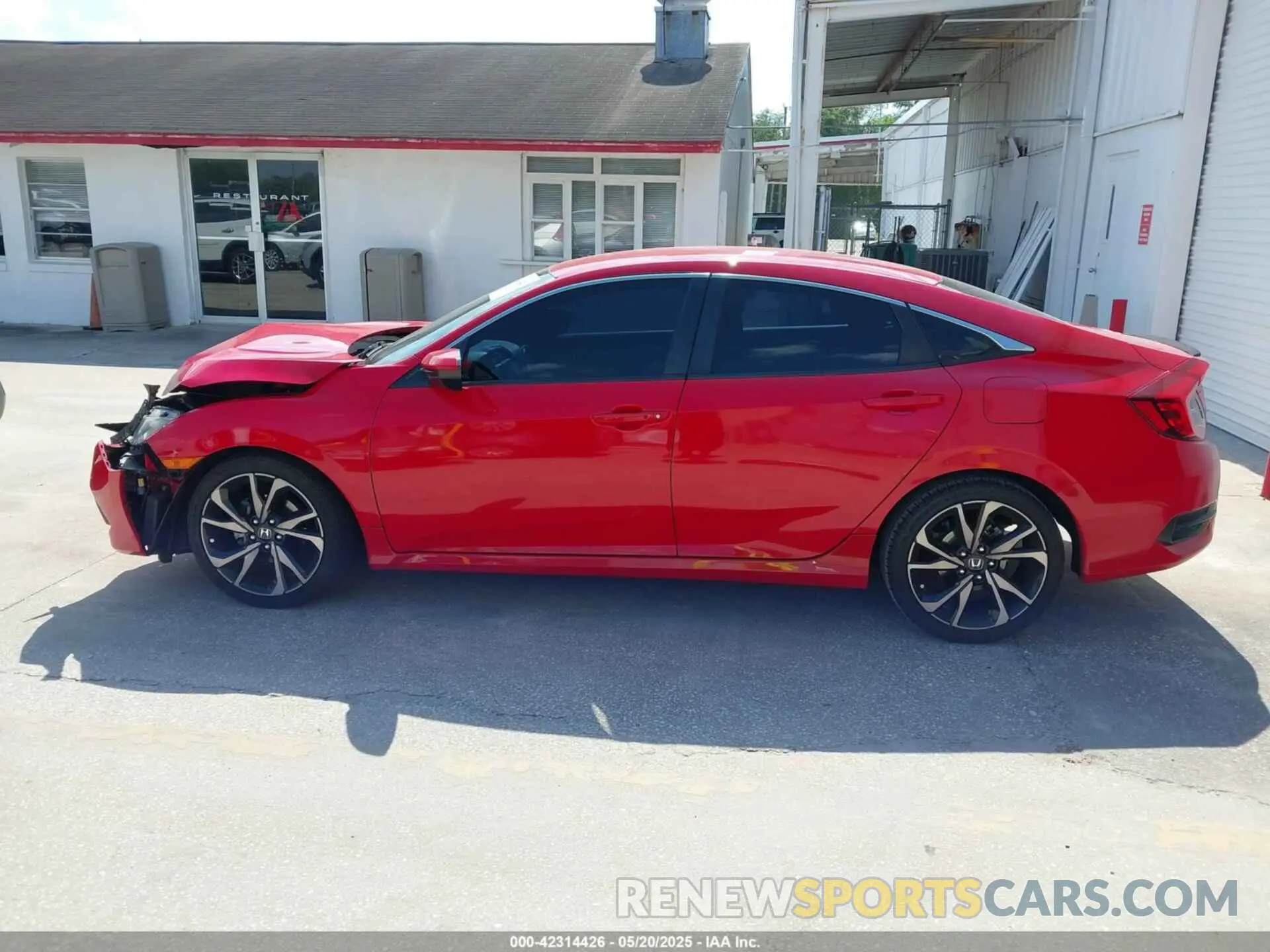 14 Photograph of a damaged car 2HGFC2F83LH545556 HONDA CIVIC 2020