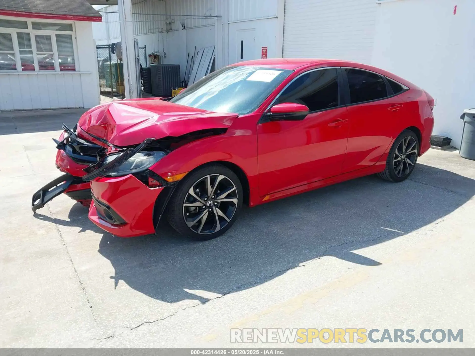 2 Photograph of a damaged car 2HGFC2F83LH545556 HONDA CIVIC 2020