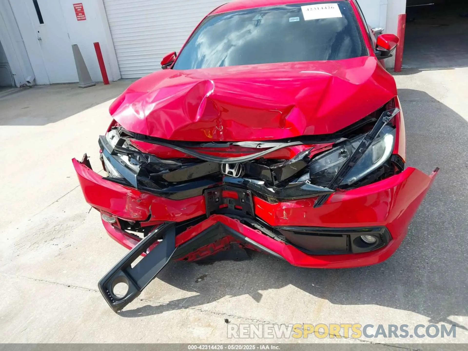 6 Photograph of a damaged car 2HGFC2F83LH545556 HONDA CIVIC 2020