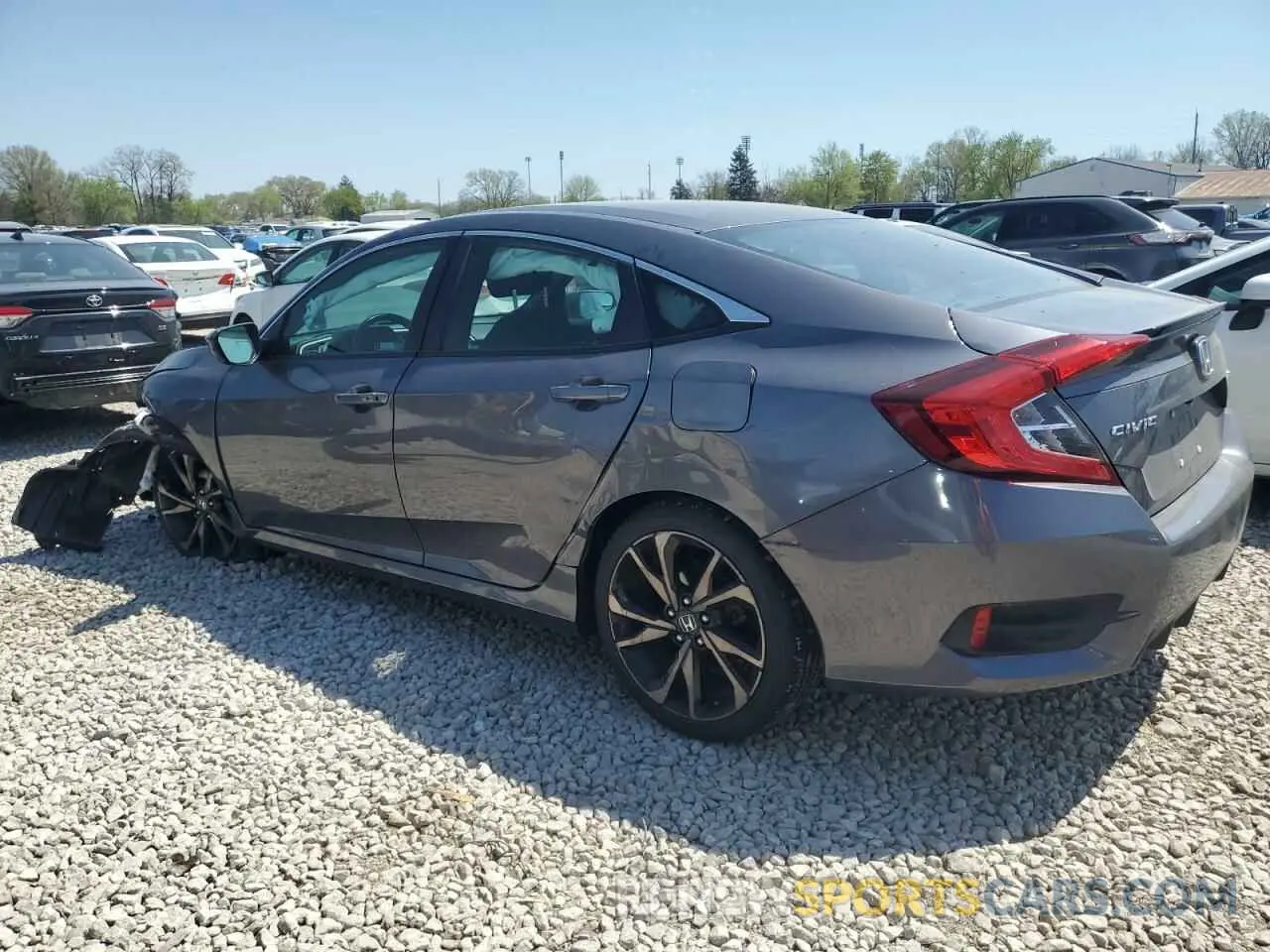 2 Photograph of a damaged car 2HGFC2F83LH549252 HONDA CIVIC 2020