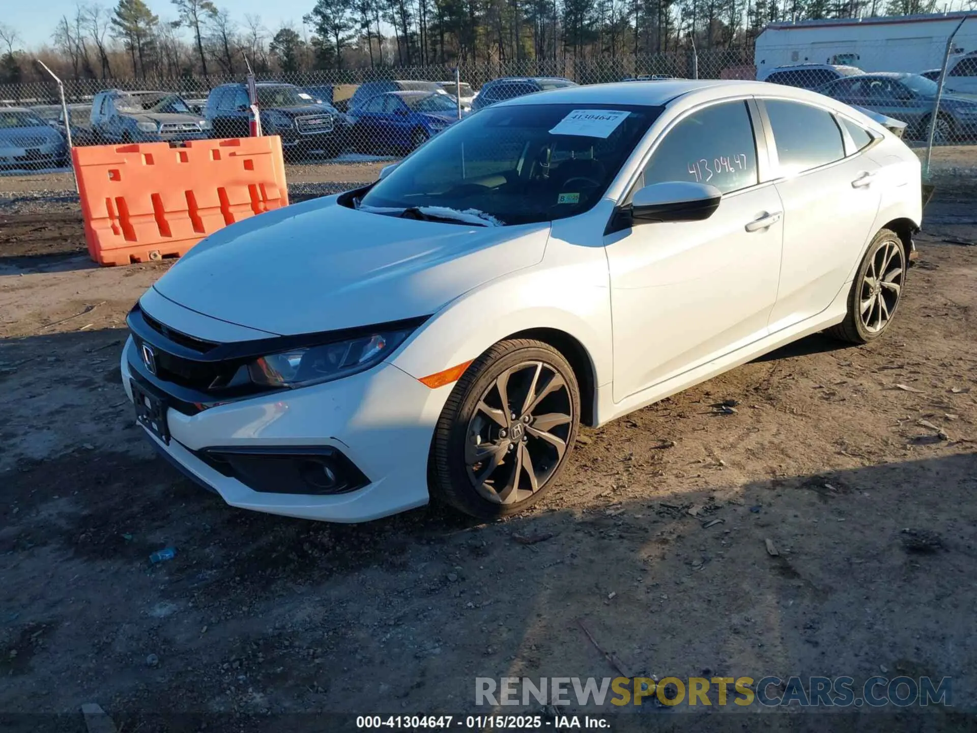 2 Photograph of a damaged car 2HGFC2F83LH551308 HONDA CIVIC 2020