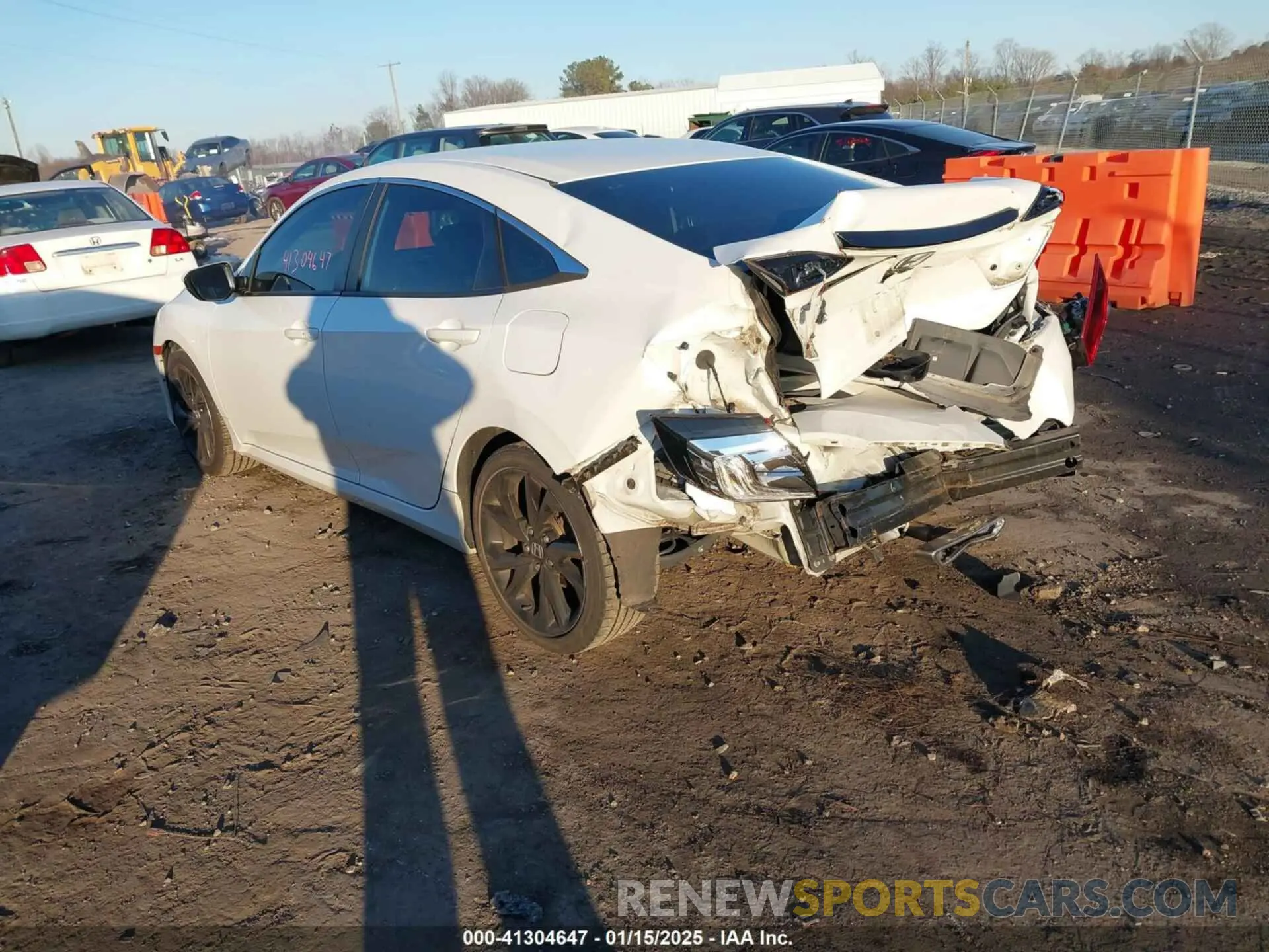 3 Photograph of a damaged car 2HGFC2F83LH551308 HONDA CIVIC 2020