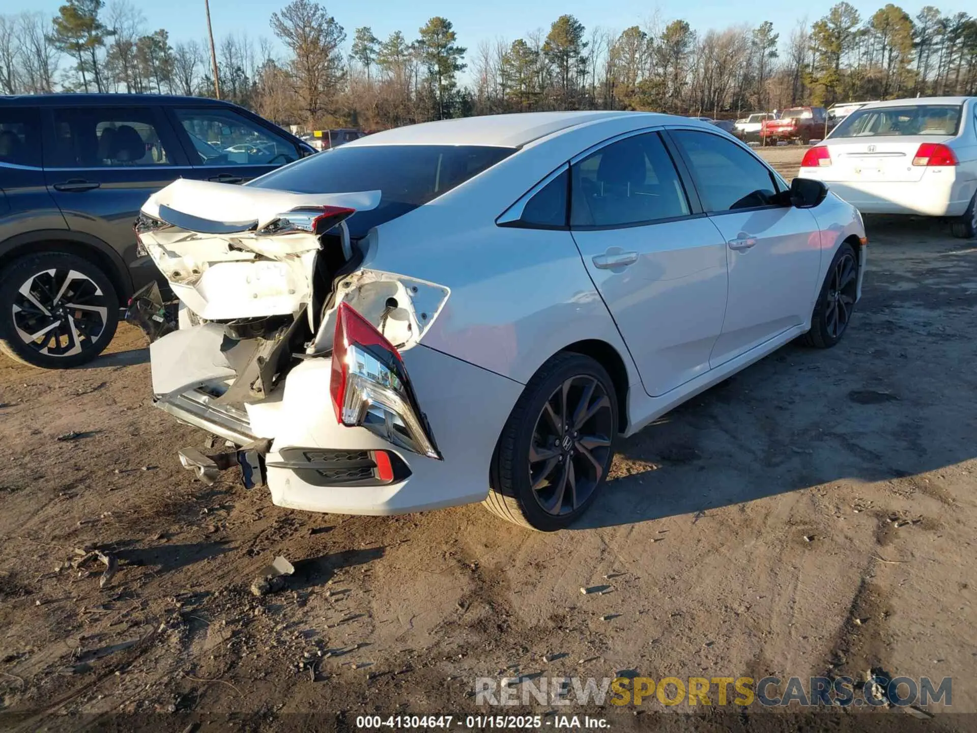 4 Photograph of a damaged car 2HGFC2F83LH551308 HONDA CIVIC 2020