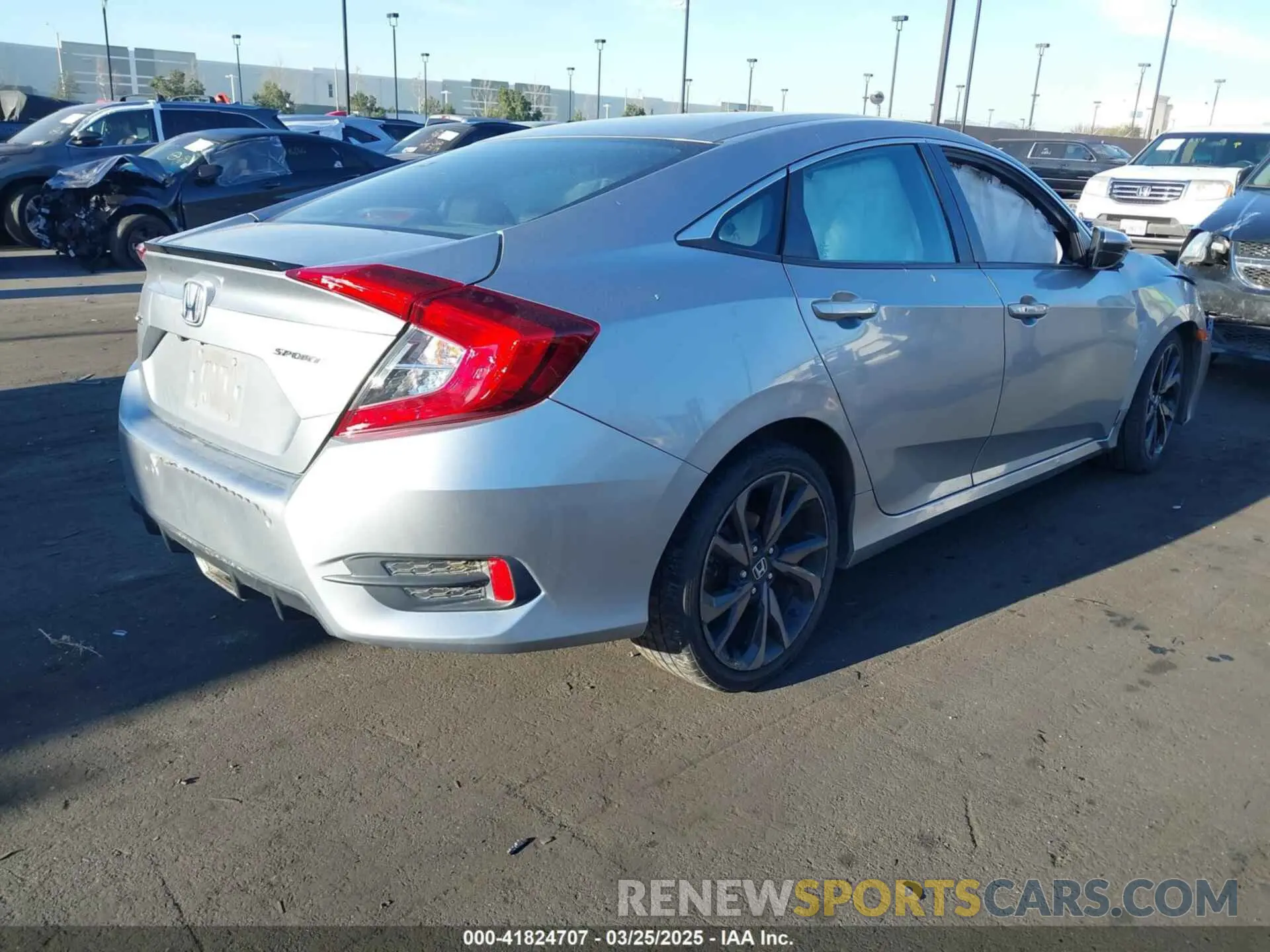 4 Photograph of a damaged car 2HGFC2F83LH557819 HONDA CIVIC 2020