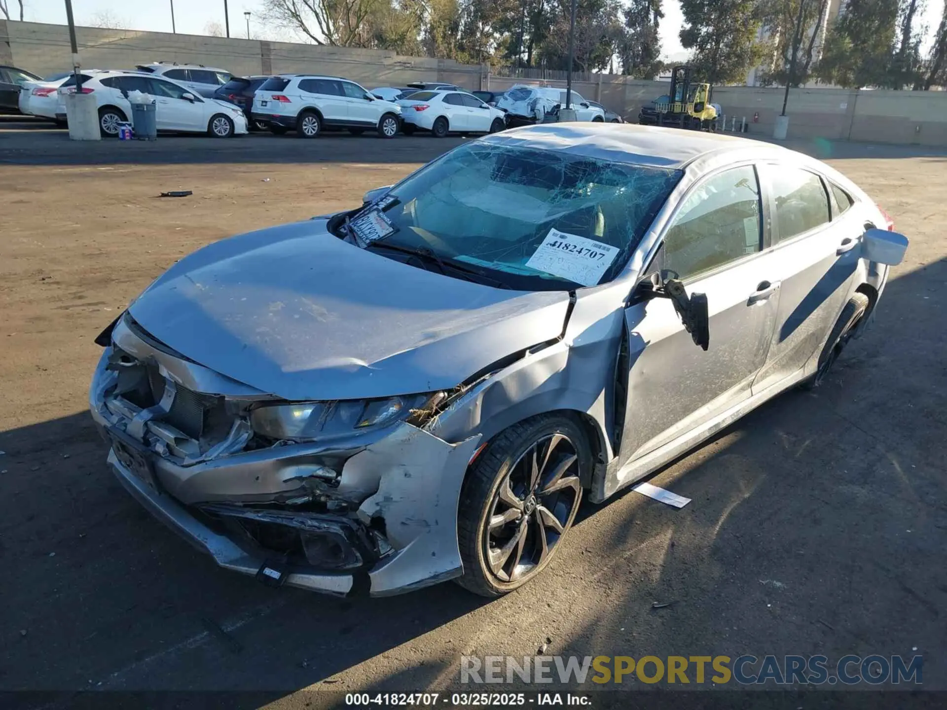 6 Photograph of a damaged car 2HGFC2F83LH557819 HONDA CIVIC 2020