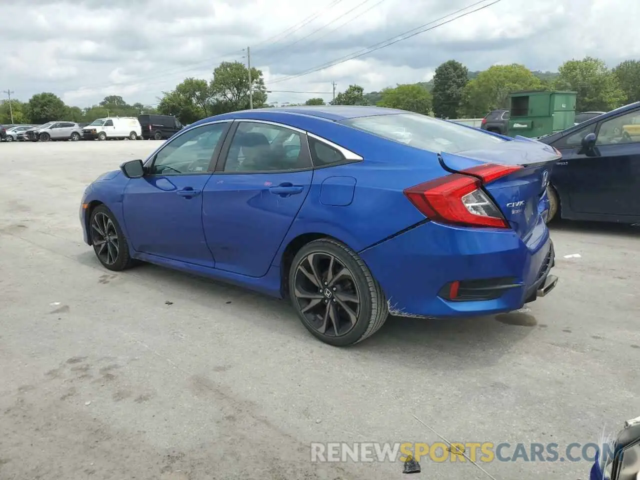 2 Photograph of a damaged car 2HGFC2F83LH561143 HONDA CIVIC 2020