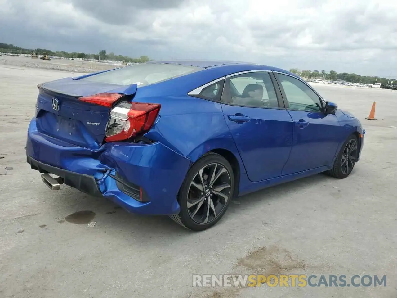 3 Photograph of a damaged car 2HGFC2F83LH561143 HONDA CIVIC 2020