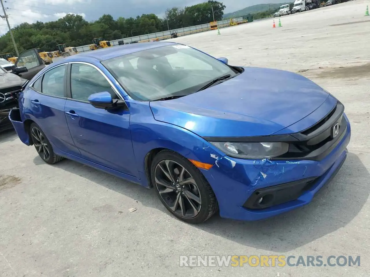 4 Photograph of a damaged car 2HGFC2F83LH561143 HONDA CIVIC 2020