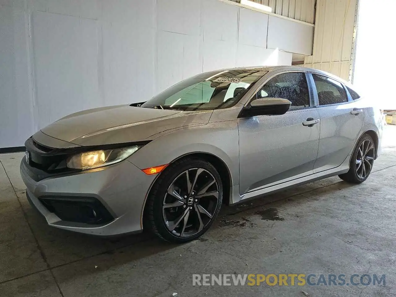 1 Photograph of a damaged car 2HGFC2F83LH562695 HONDA CIVIC 2020