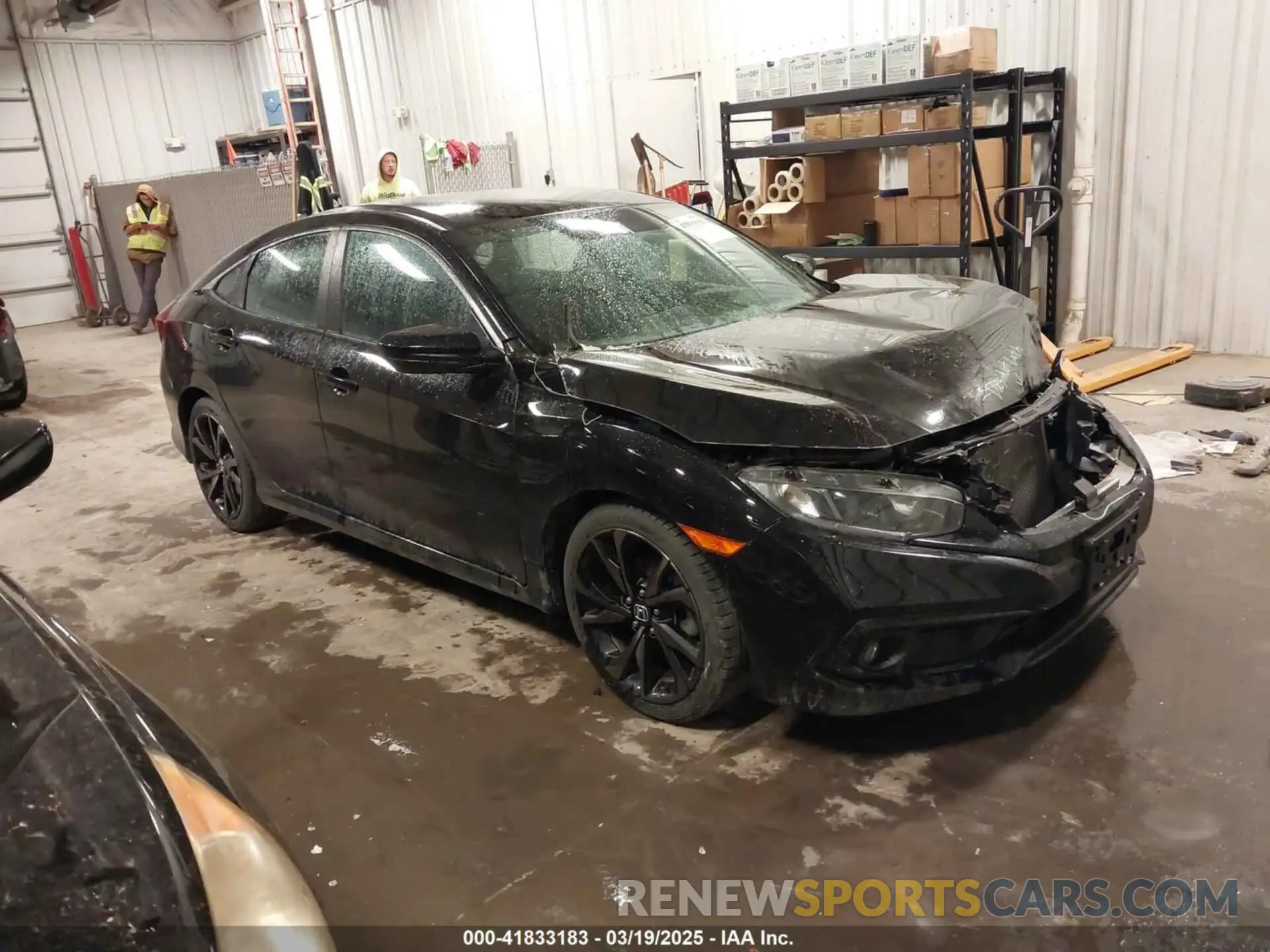 1 Photograph of a damaged car 2HGFC2F83LH569159 HONDA CIVIC 2020
