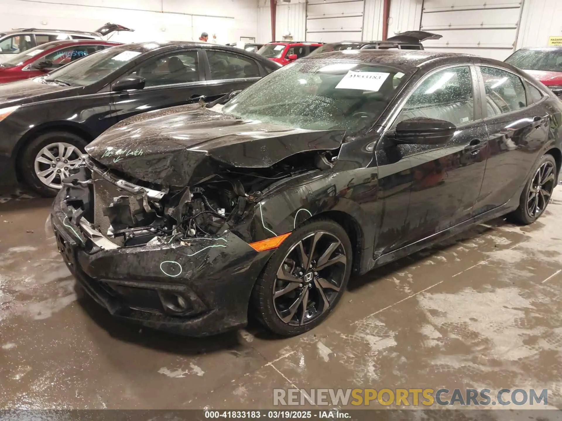 19 Photograph of a damaged car 2HGFC2F83LH569159 HONDA CIVIC 2020