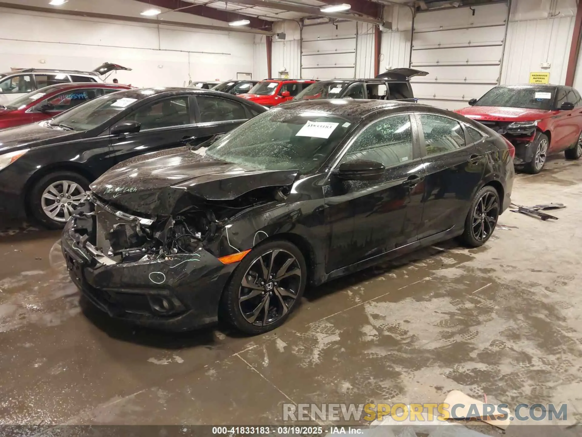 2 Photograph of a damaged car 2HGFC2F83LH569159 HONDA CIVIC 2020
