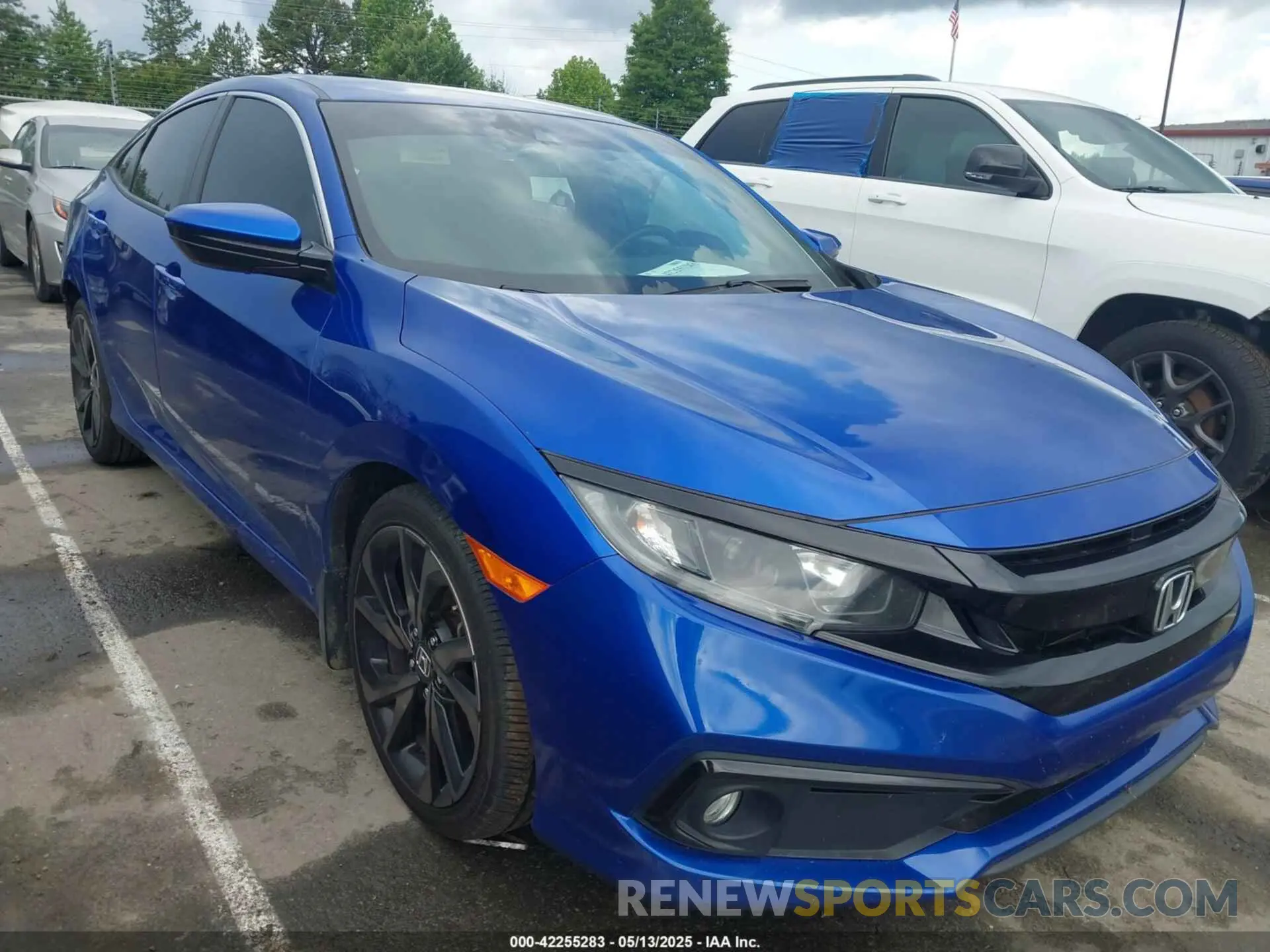 1 Photograph of a damaged car 2HGFC2F83LH571817 HONDA CIVIC 2020