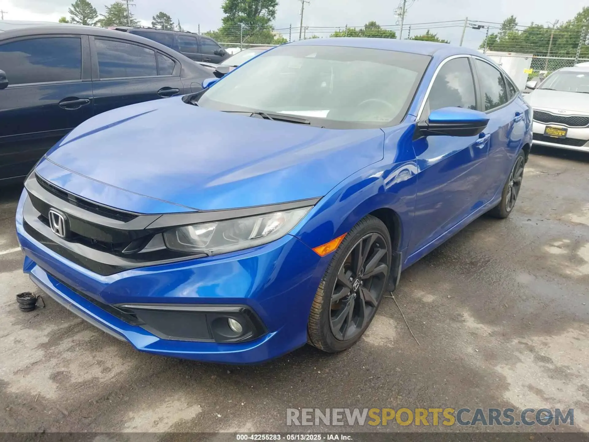 2 Photograph of a damaged car 2HGFC2F83LH571817 HONDA CIVIC 2020