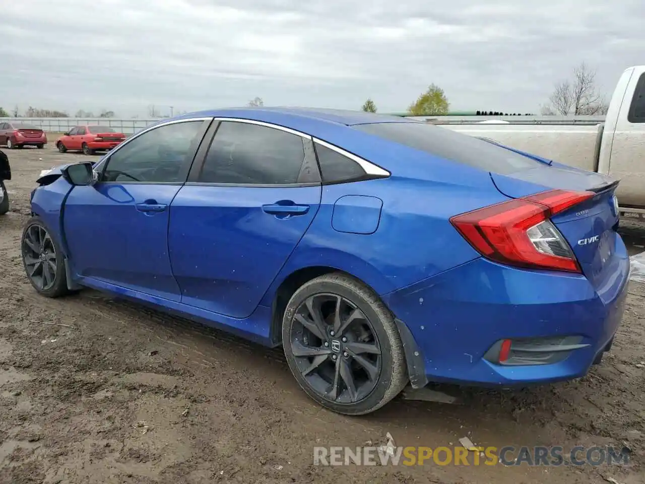 2 Photograph of a damaged car 2HGFC2F83LH576550 HONDA CIVIC 2020