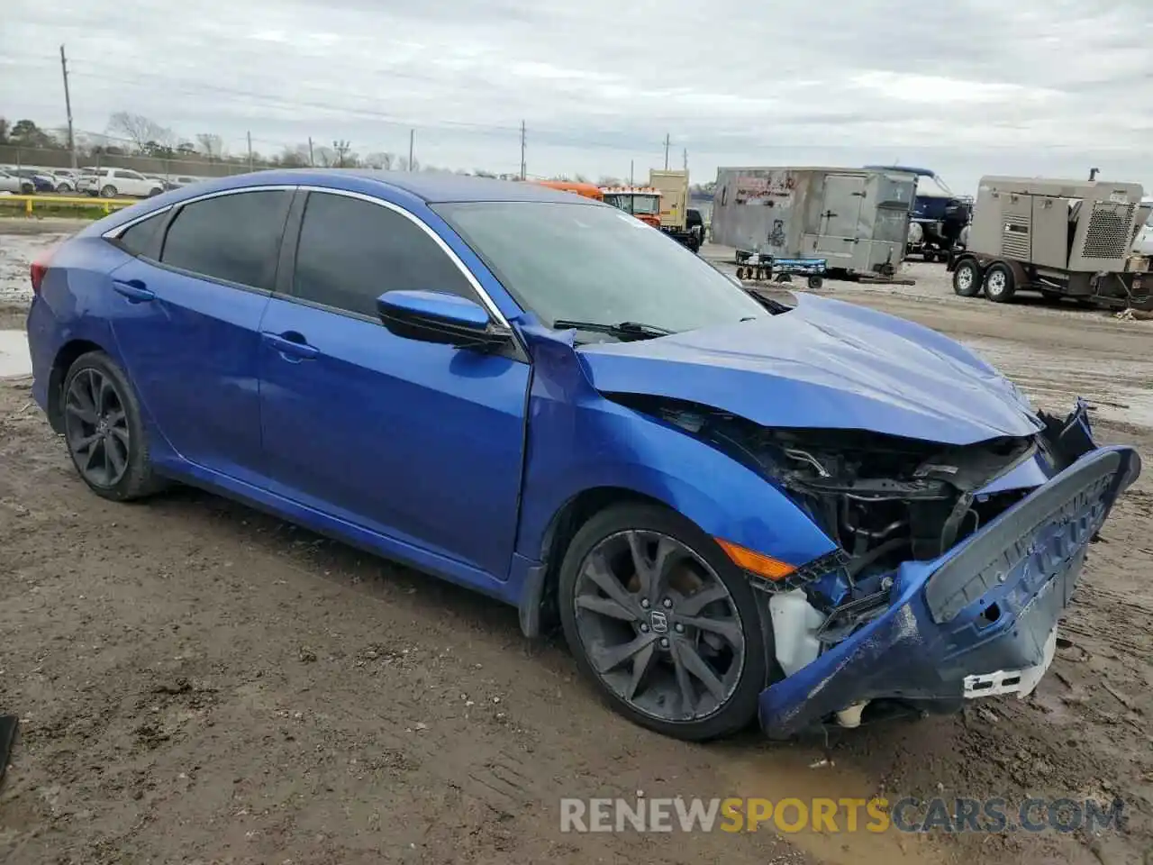 4 Photograph of a damaged car 2HGFC2F83LH576550 HONDA CIVIC 2020