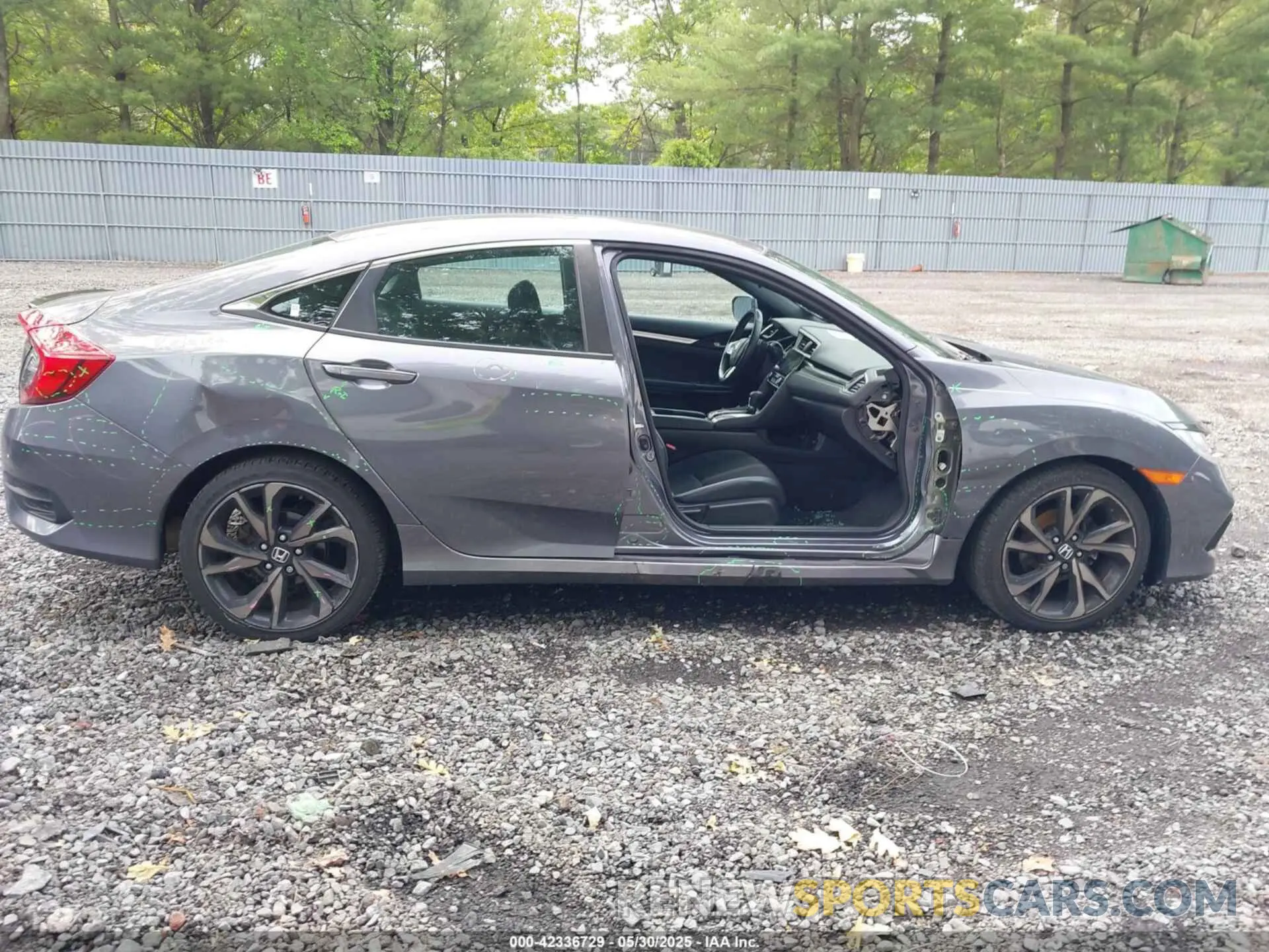 13 Photograph of a damaged car 2HGFC2F83LH581635 HONDA CIVIC 2020