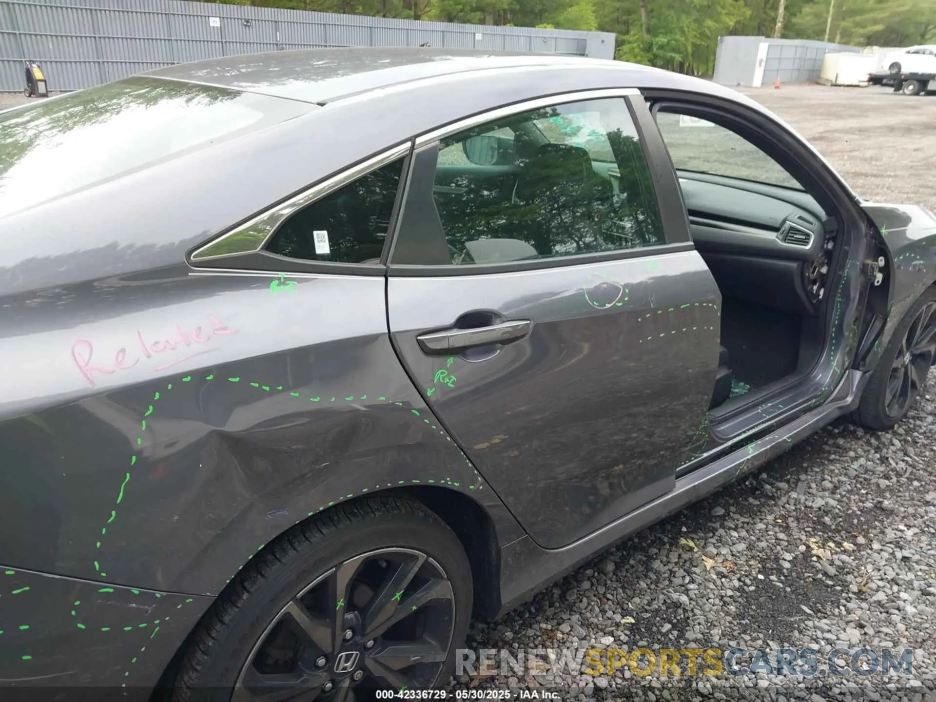 6 Photograph of a damaged car 2HGFC2F83LH581635 HONDA CIVIC 2020