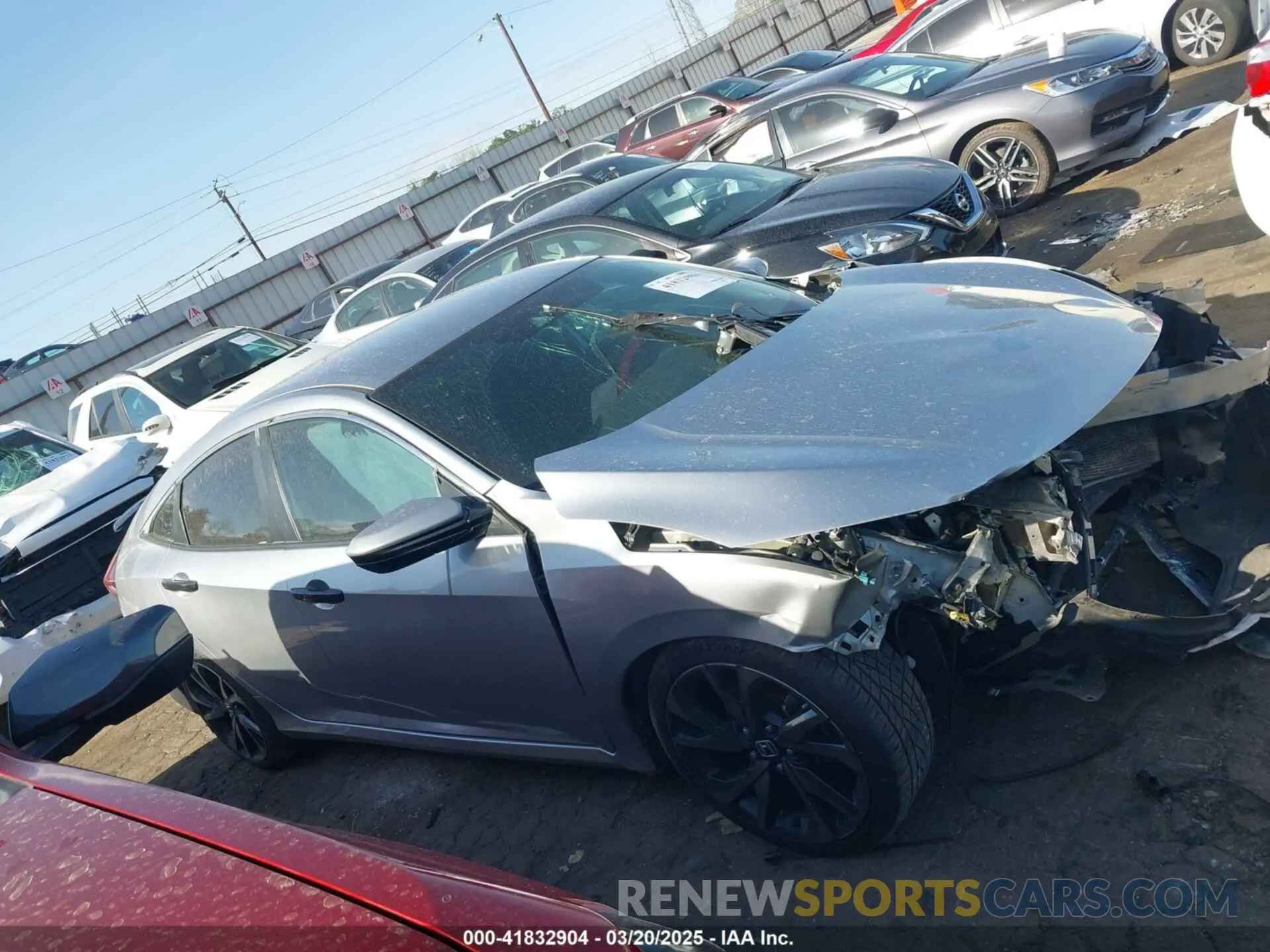 13 Photograph of a damaged car 2HGFC2F83LH584955 HONDA CIVIC 2020