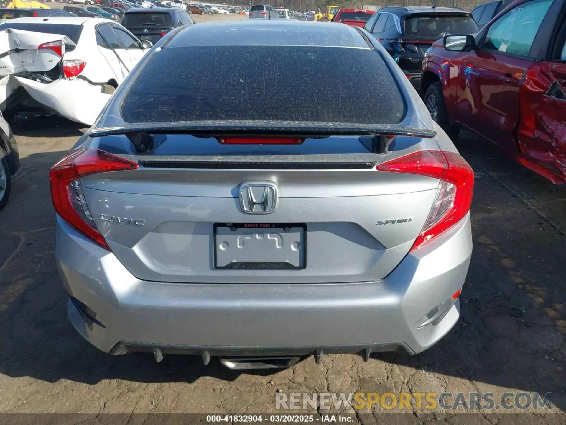 16 Photograph of a damaged car 2HGFC2F83LH584955 HONDA CIVIC 2020