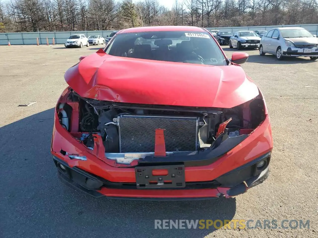 5 Photograph of a damaged car 2HGFC2F83LH596488 HONDA CIVIC 2020