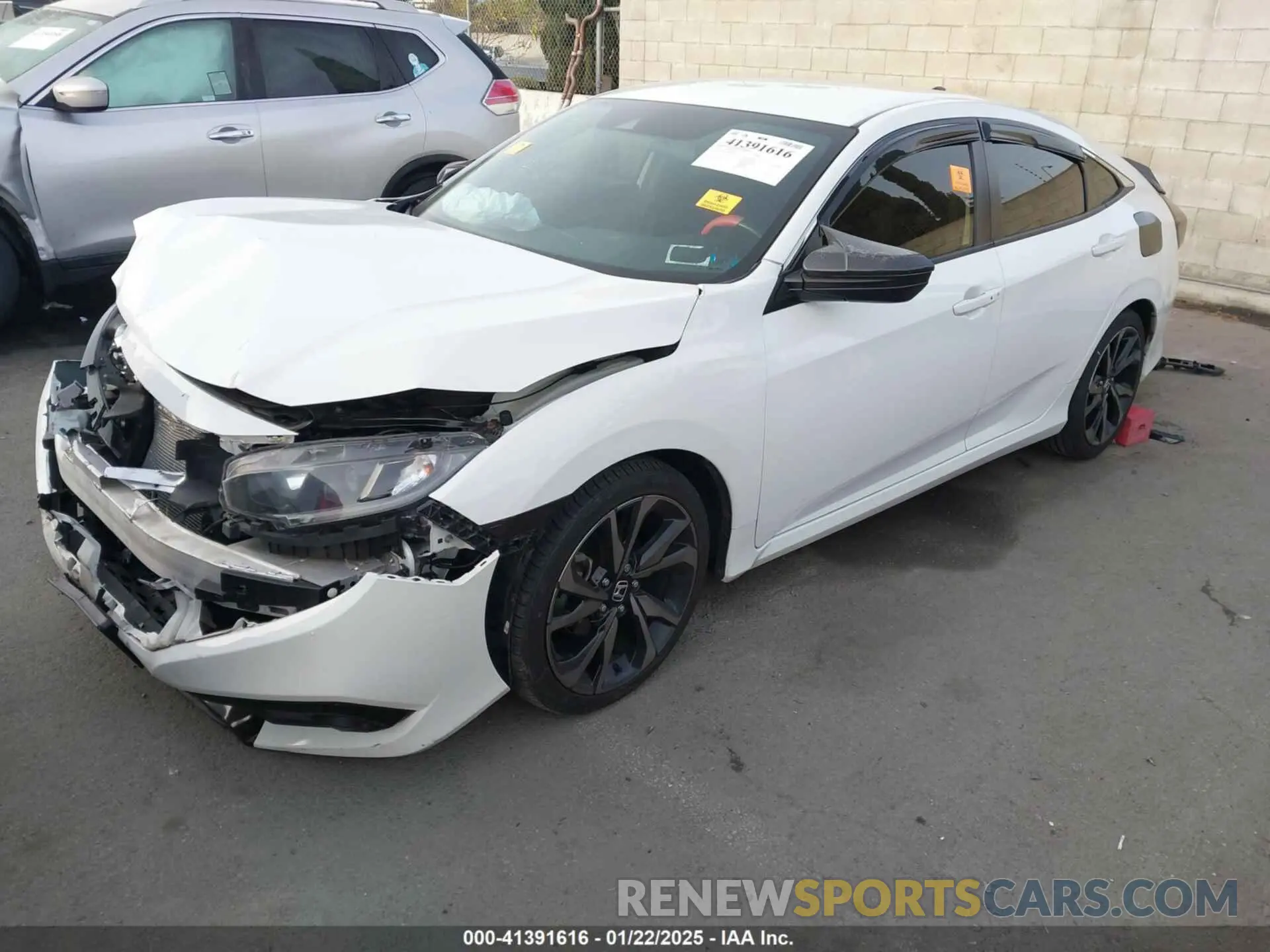 2 Photograph of a damaged car 2HGFC2F84LH501789 HONDA CIVIC 2020