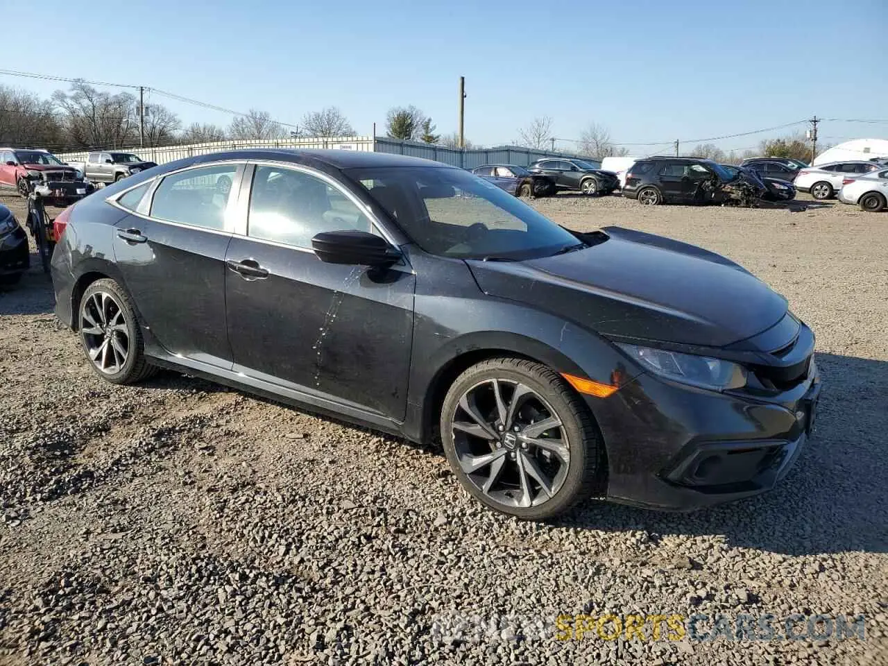 4 Photograph of a damaged car 2HGFC2F84LH513876 HONDA CIVIC 2020