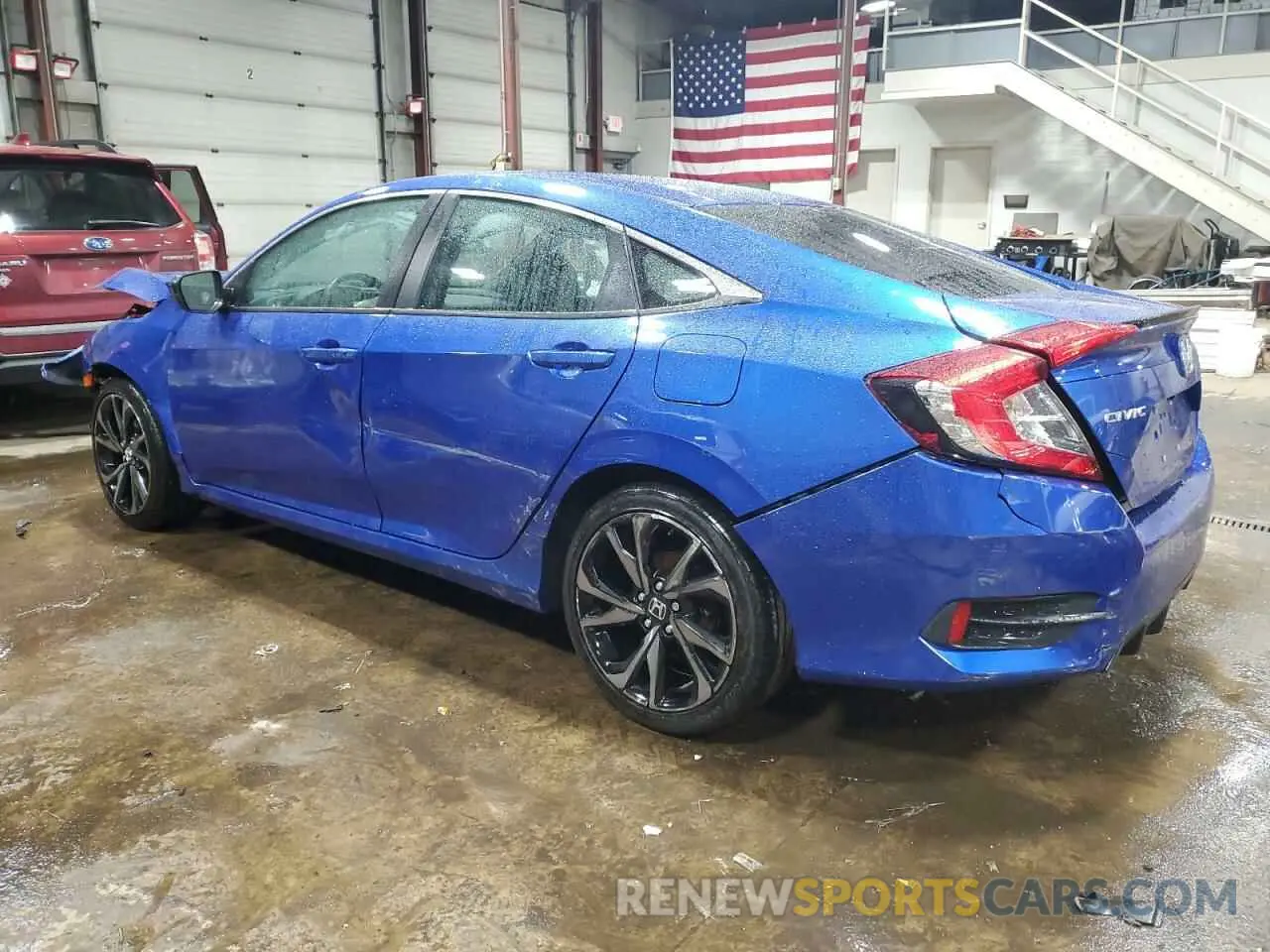 2 Photograph of a damaged car 2HGFC2F84LH522643 HONDA CIVIC 2020