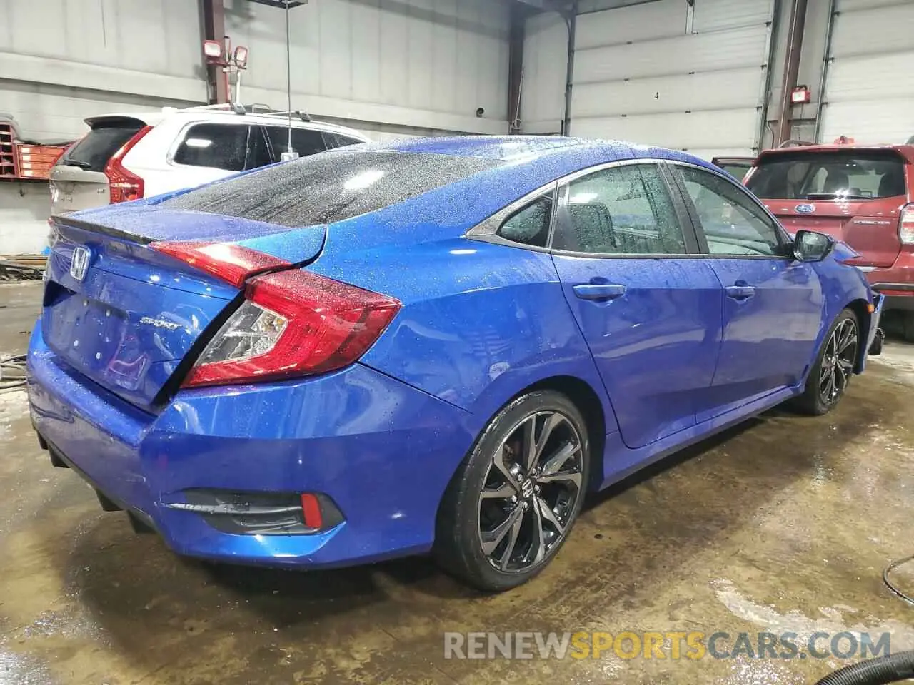 3 Photograph of a damaged car 2HGFC2F84LH522643 HONDA CIVIC 2020