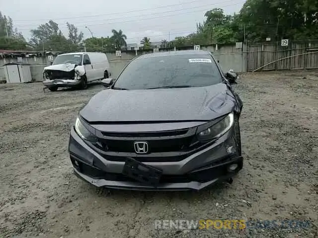 10 Photograph of a damaged car 2HGFC2F84LH528006 HONDA CIVIC 2020