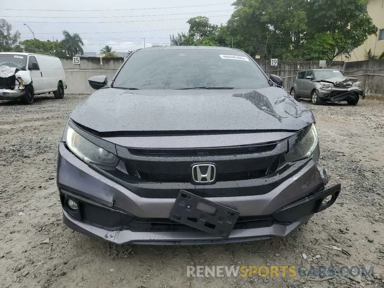 5 Photograph of a damaged car 2HGFC2F84LH528006 HONDA CIVIC 2020