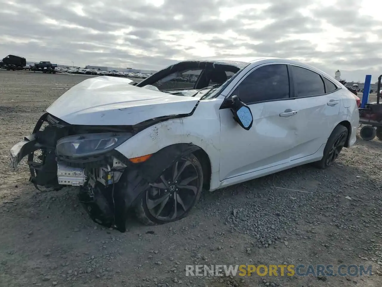 1 Photograph of a damaged car 2HGFC2F84LH531861 HONDA CIVIC 2020