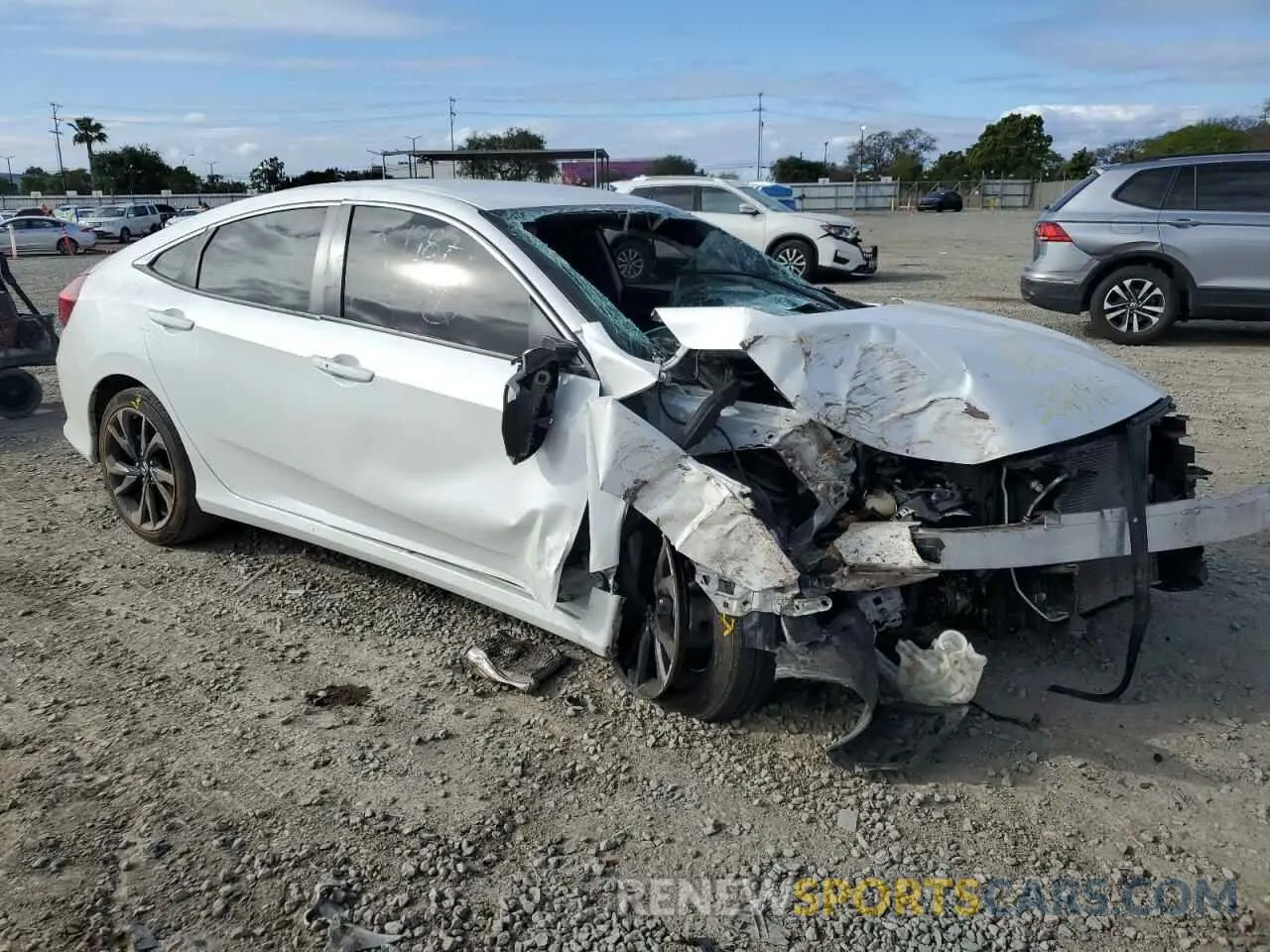 4 Photograph of a damaged car 2HGFC2F84LH531861 HONDA CIVIC 2020