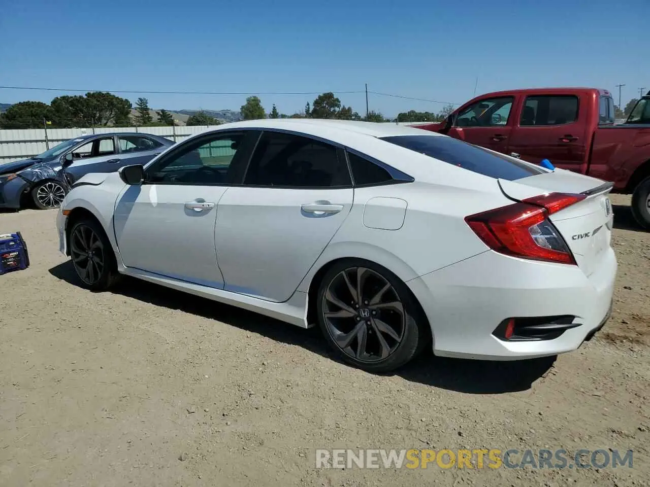 2 Photograph of a damaged car 2HGFC2F84LH567775 HONDA CIVIC 2020
